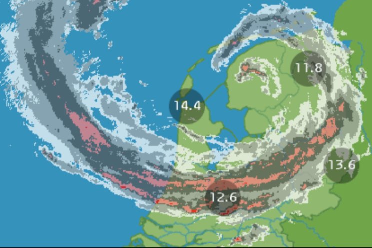 Zwaarste zomerstorm ooit zorgt voor grote overlast