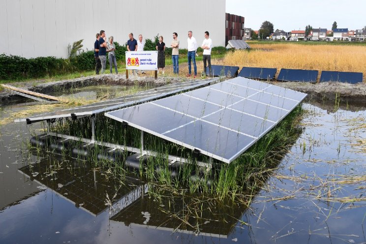 Proef met verplaatsbare zonnepanelen bollenstreek