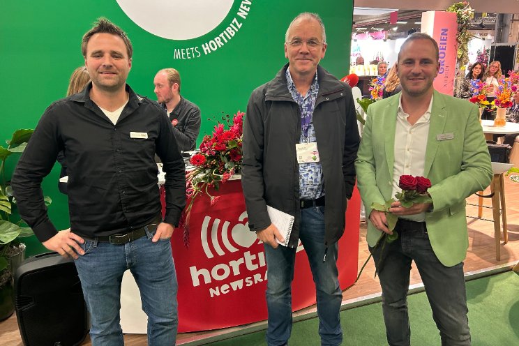 Gesprek op de Trade Fair... Duurzame rozenteelt